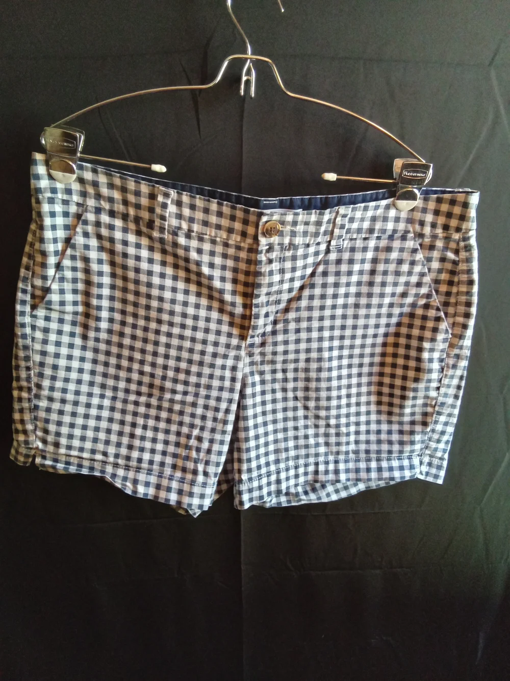Old‎ Navy Blue and White Gingham Bermuda Shorts